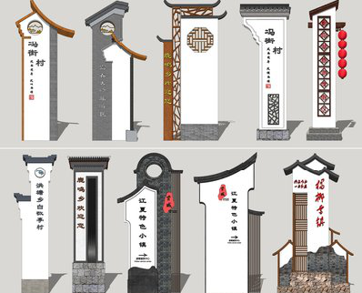  茶陵美丽乡村标识标牌有哪些分类？