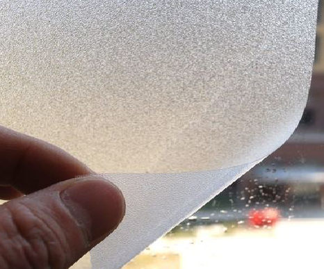  茶陵玻璃门外面粘广告用什么材料好？