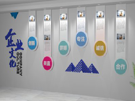  茶陵企业文化墙需要传递什么办公文化？